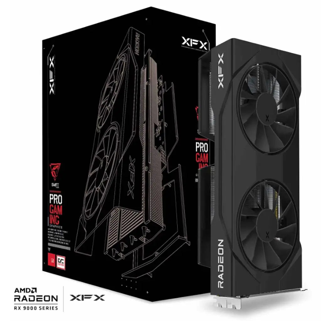 XFX Swift AMD Radeon RX 9060 XT 8GB OC Gaming Edition Graphics Card XFX Swift AMD Radeon RX 9060 XT 8GB OC Gaming Edition Graphics Card